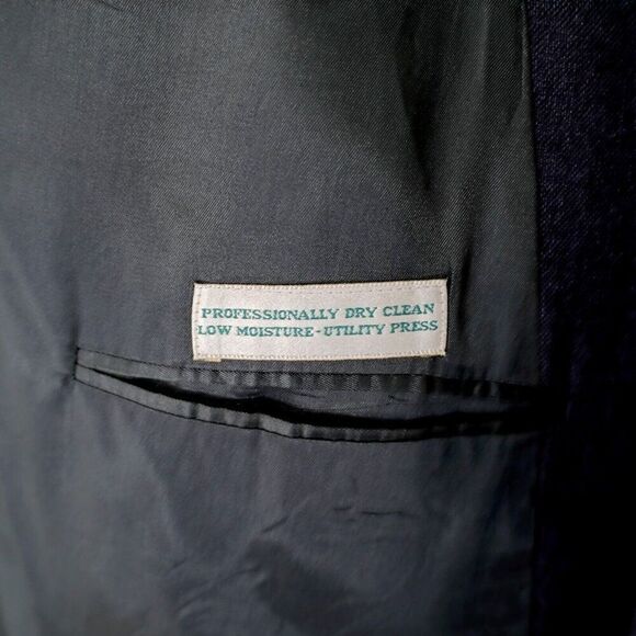 Austin Reed Flannel Wool Gray Peak‎ Lapel Double Breasted Blazer 42R Dillard's - Picture 10 of 15